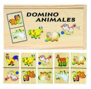 Drewniane domino farma